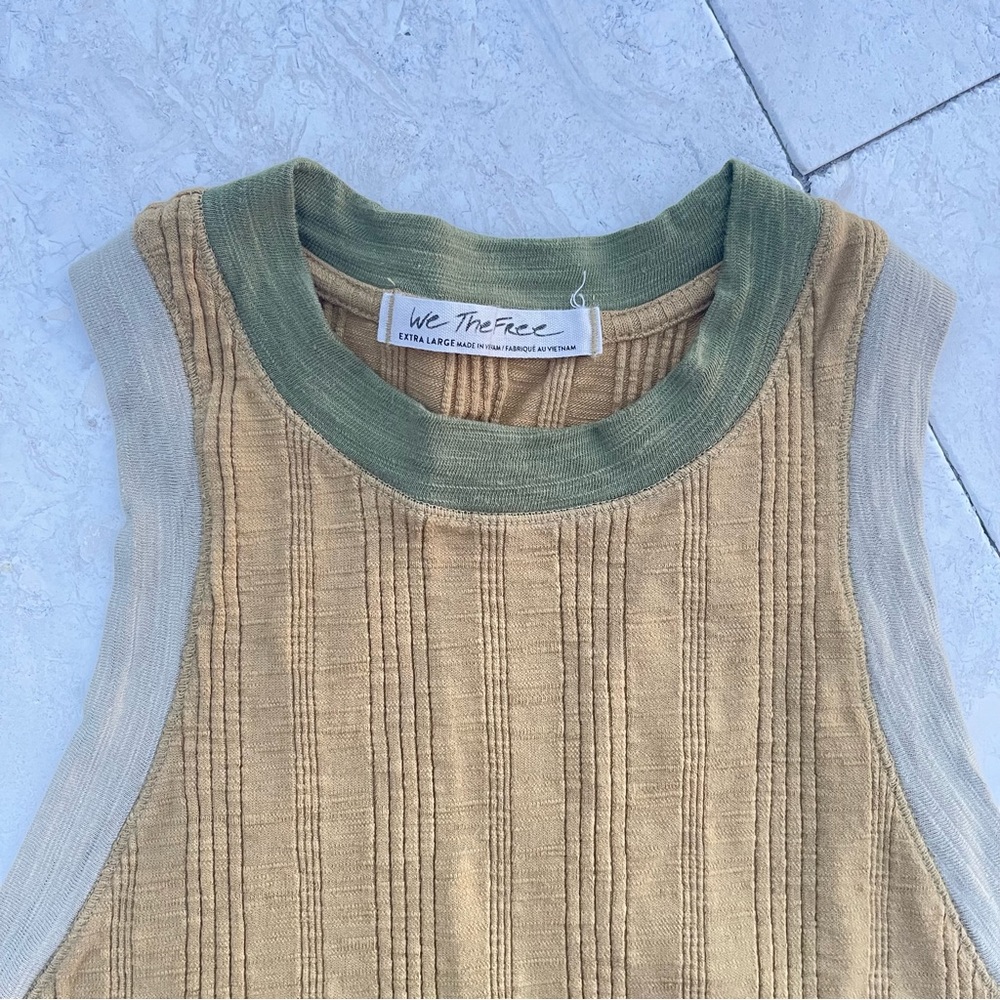 Free People Razor Back Tank Top - Picture 2 of 3